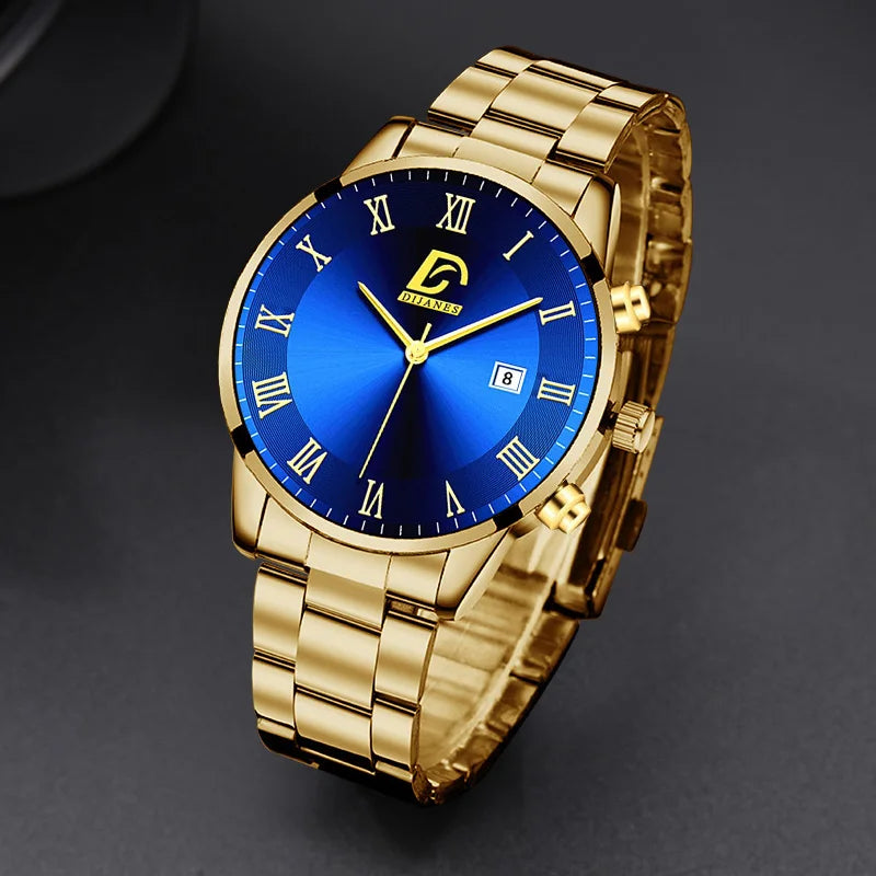 Montre OR Quartz pour homme classe