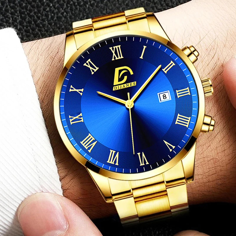 Montre OR Quartz pour homme classe