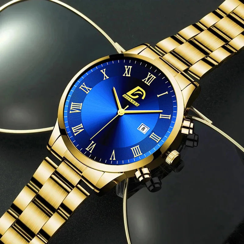 Montre OR Quartz pour homme classe