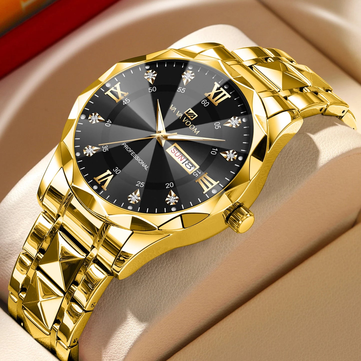 Montre Quartz pour Homme en acier inoxydable