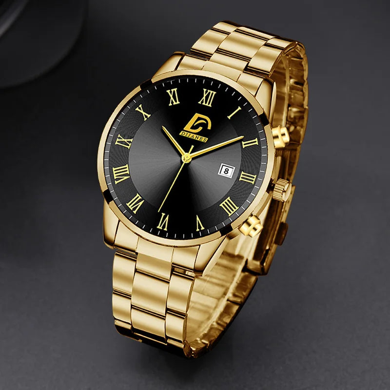 Montre OR Quartz pour homme classe