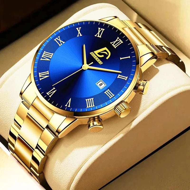 Montre OR Quartz pour homme classe