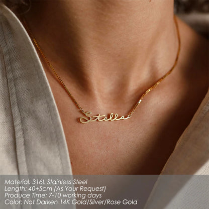 Collier en acier inoxydable personnalisé
