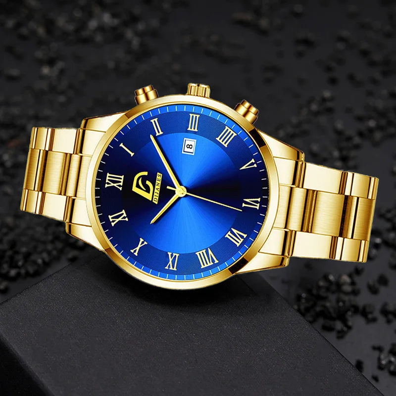 Montre OR Quartz pour homme classe